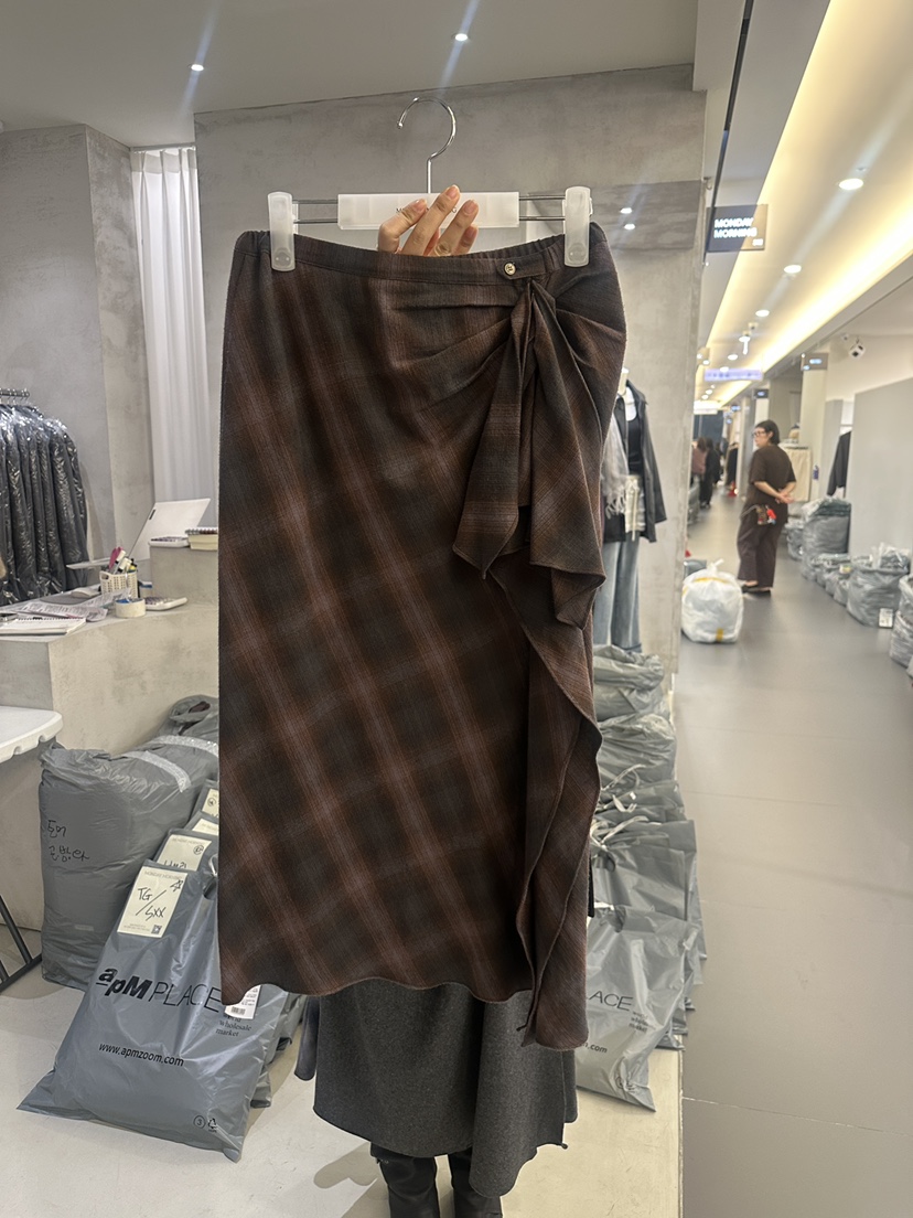 MONDAYMORING東大門實拍女裝新品熱賣人氣真品休閑推薦長裙MONDAYMORING長裙圖色2