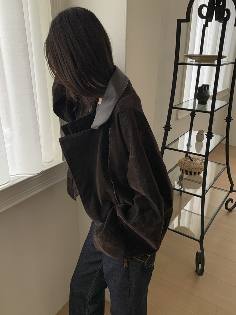 LE RIVE東大門實拍女裝新品休閑推薦人氣熱賣夾克含腰帶LE RIVE夾克