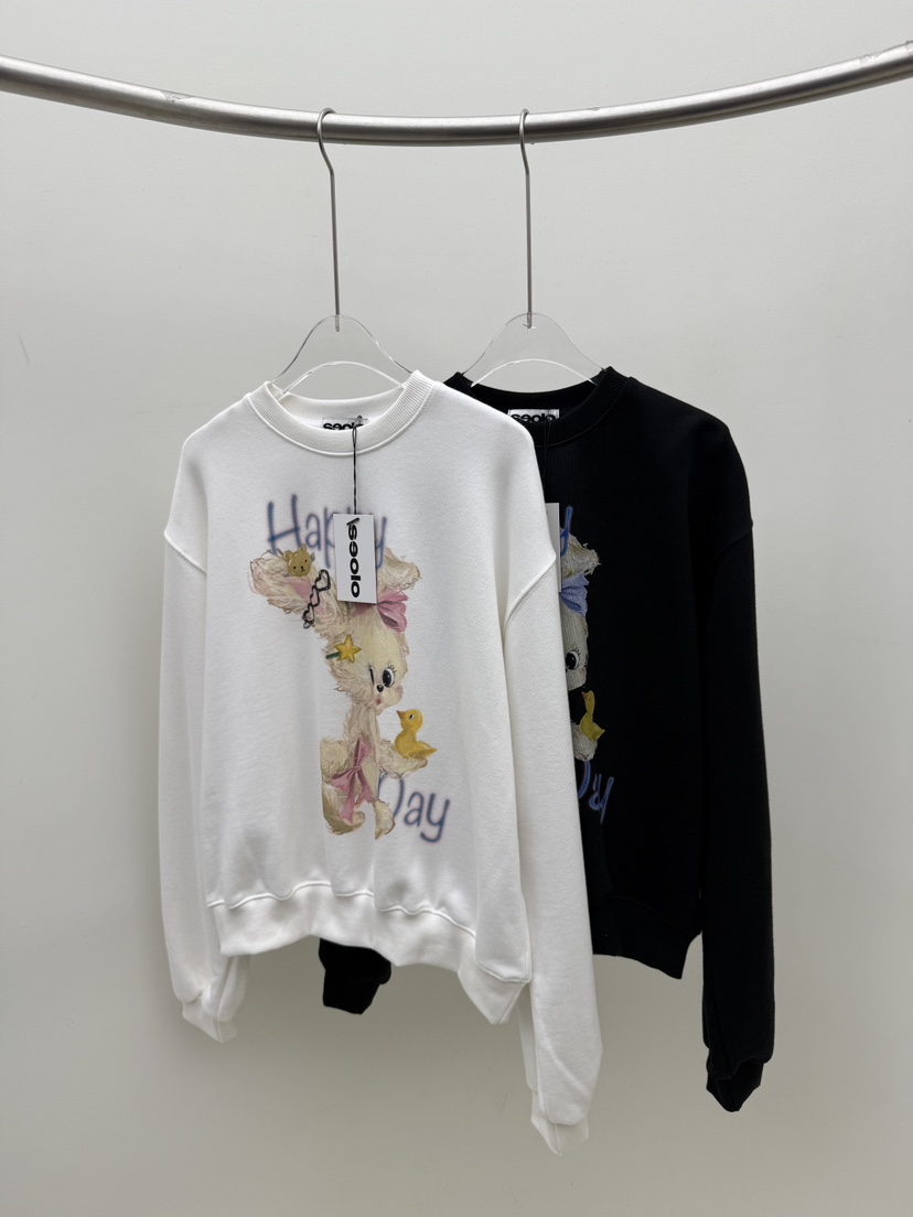 SEOLO東大門實拍女裝新品推薦真品時尚休閑熱賣人氣衛衣兔子Seolo seoul衛衣