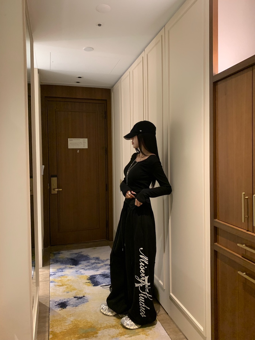 BADCALM東大門直郵女裝新款人氣熱賣時尚休閑推薦真品休閑褲BADCALM休閑褲