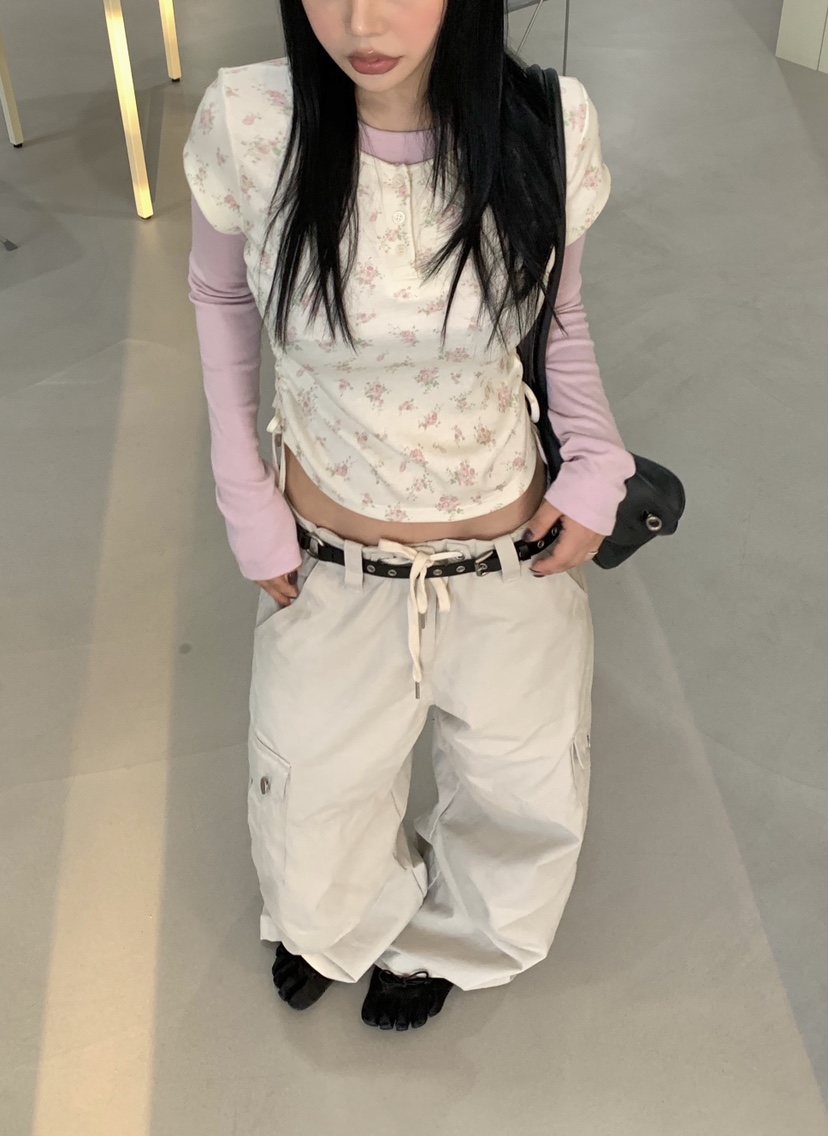 SEOLO東大門實拍女裝新品推薦真品人氣熱賣時尚休閑休閑褲Seolo seoul休閑褲