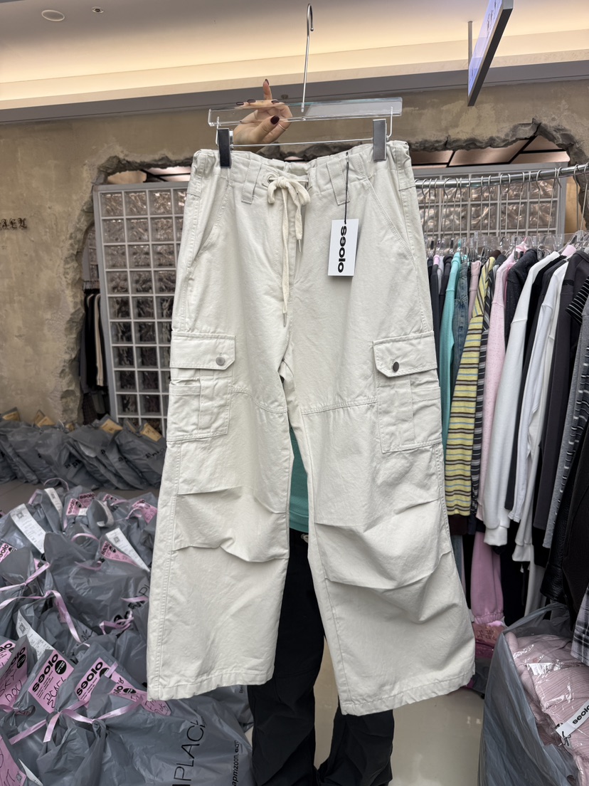 SEOLO東大門實拍女裝新品推薦真品人氣熱賣時尚休閑休閑褲Seolo seoul休閑褲圖色1