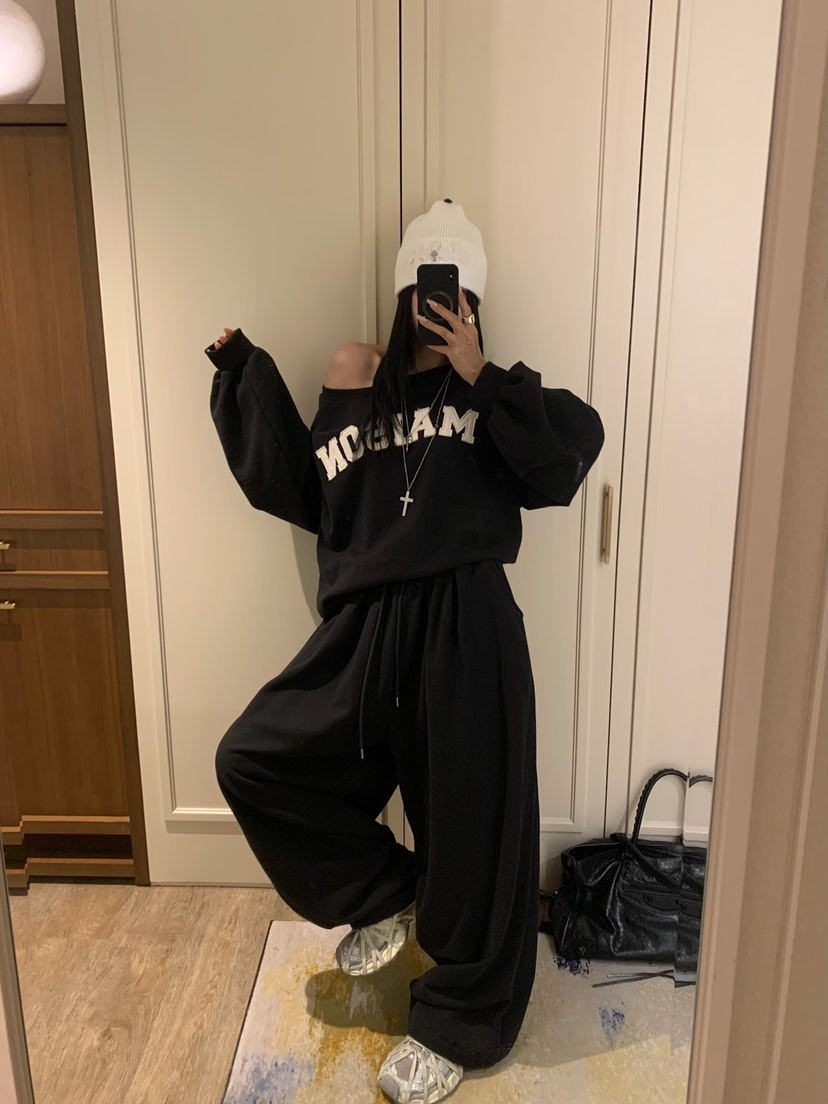 BADCALM東大門實拍女裝新款熱賣推薦人氣時尚休閑真品休閑褲BADCALM休閑褲圖色2