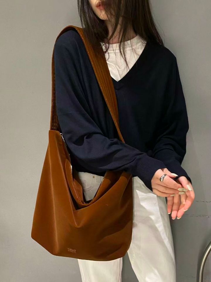 TROUVAILLE韓國代購女士新款人氣推薦時尚休閑單肩斜跨包TROUVAILLE單肩/斜跨包圖色1