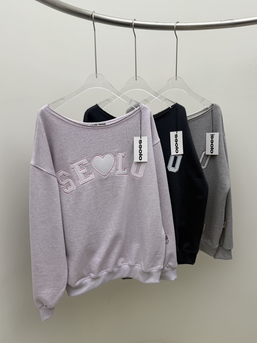 SEOLO東大門代購女裝新品推薦熱賣人氣時尚真品休閑衛衣Seolo seoul衛衣