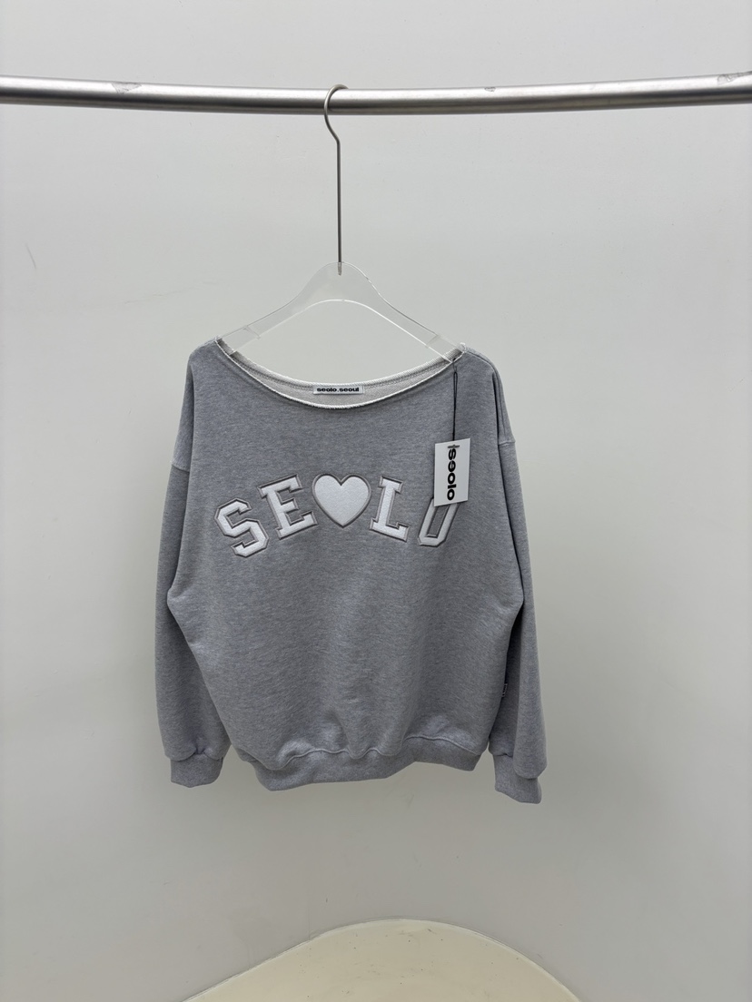 SEOLO東大門代購女裝新品推薦熱賣人氣時尚真品休閑衛衣Seolo seoul衛衣圖色3