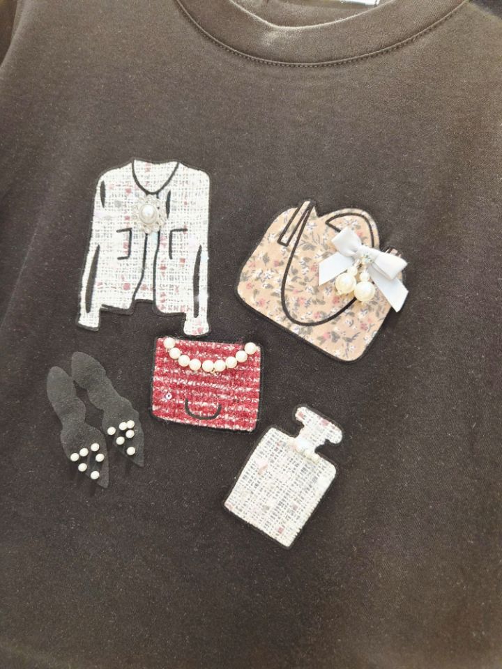 BLING BLING-S/RICO韓國直郵女裝新品推薦休閑長袖T恤BLING BLING-S/RICO長袖T恤