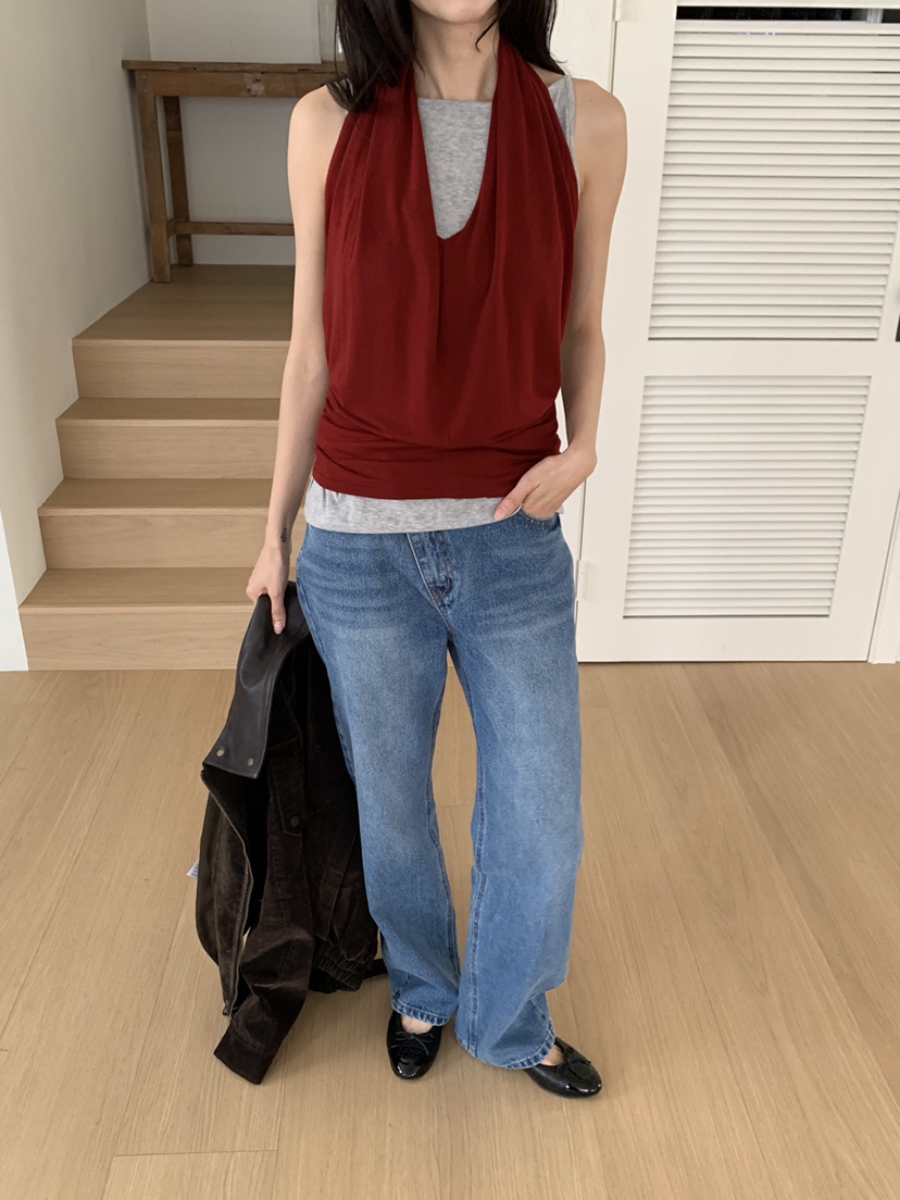 ATHEA韓國直郵女士新款時尚熱賣休閑推薦真品人氣吊帶背心ATHEA吊帶/背心圖色1