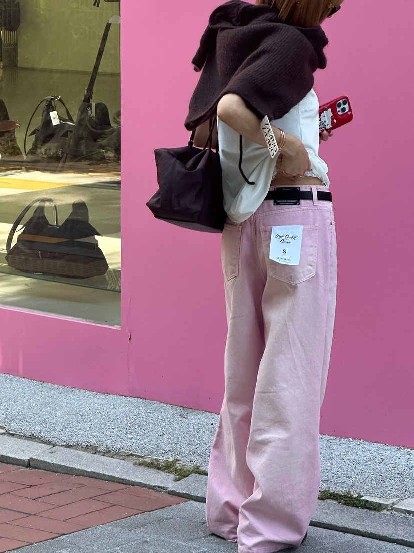 ZEROZERO東大門直郵女裝新品時尚推薦牛仔褲不含腰帶復古ZEROZERO牛仔褲