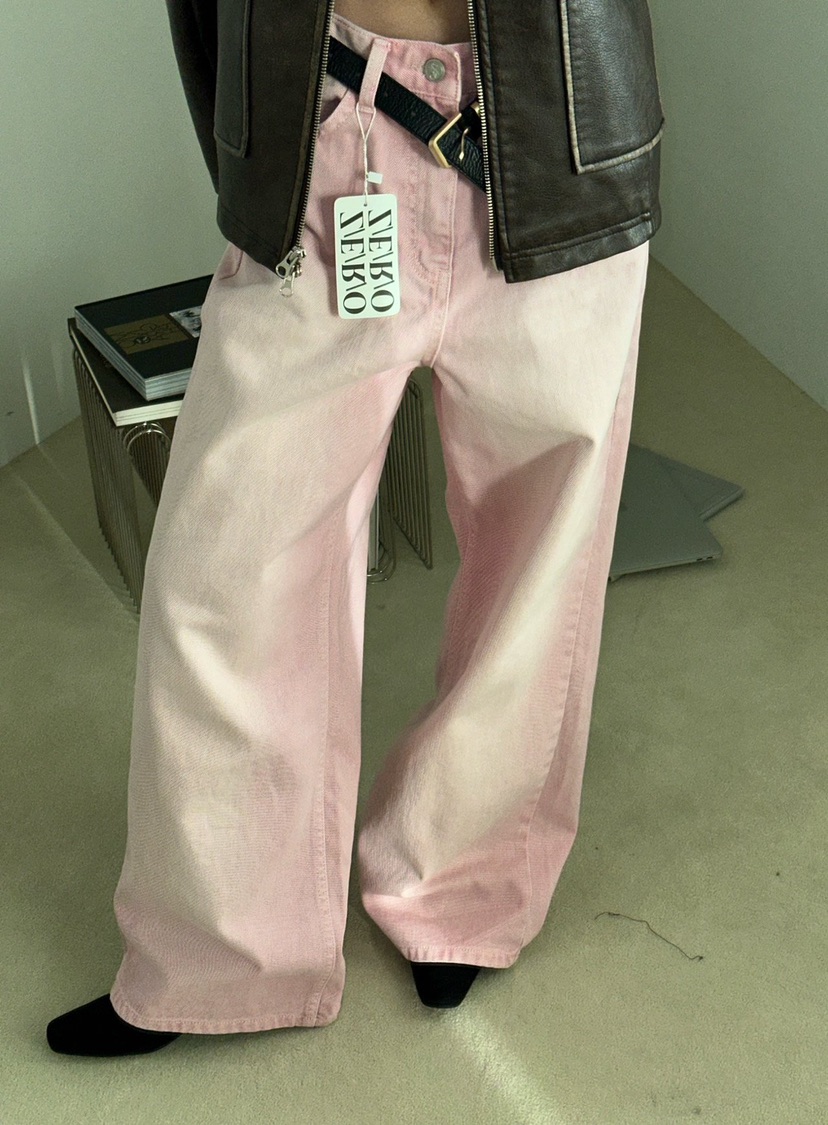 ZEROZERO東大門直郵女裝新品時尚推薦牛仔褲不含腰帶復古ZEROZERO牛仔褲