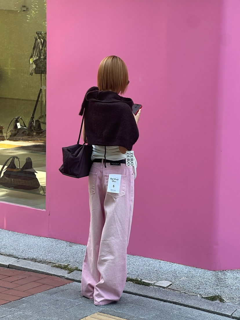 ZEROZERO東大門直郵女裝新品時尚推薦牛仔褲不含腰帶復古ZEROZERO牛仔褲