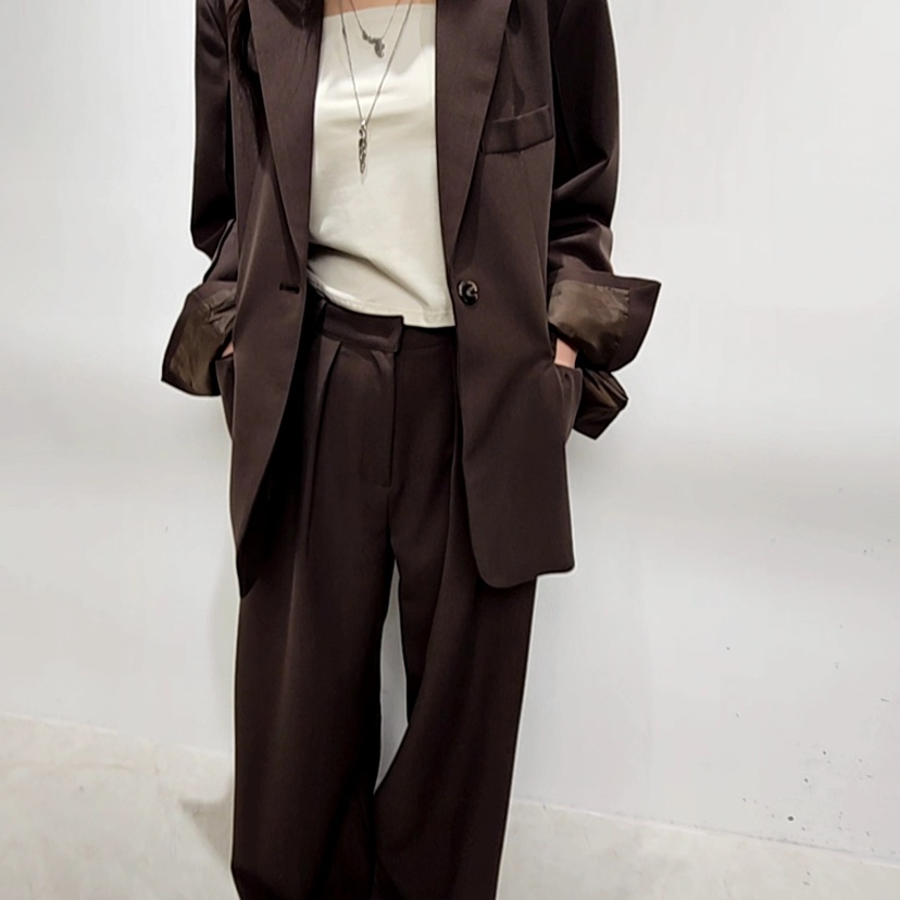 BETHEL東大門實拍女士新品休閑推薦熱賣西裝西服含腰帶系帶Bethel西裝/西服
