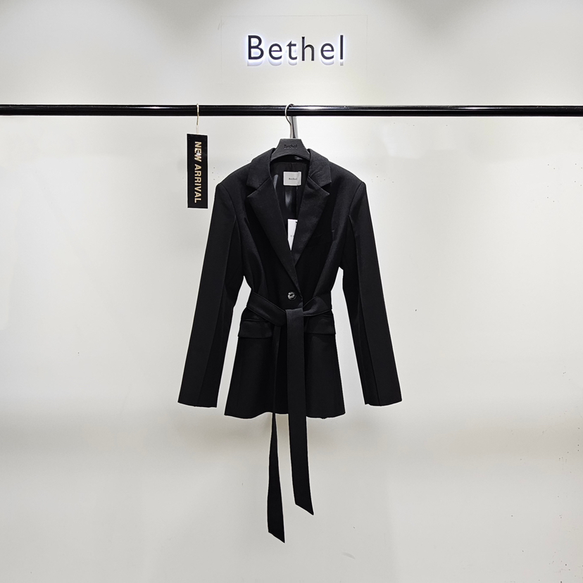 BETHEL東大門實拍女士新品休閑推薦熱賣西裝西服含腰帶系帶Bethel西裝/西服圖色2