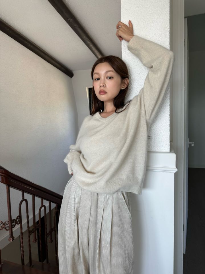 MARE韓國直郵女裝新款休閑時尚推薦熱賣針織衫不含內搭浣熊MARE針織衫