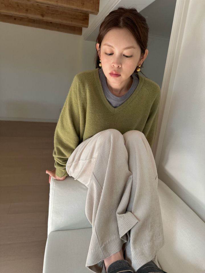 MARE韓國直郵女裝新款休閑時尚推薦熱賣針織衫不含內搭浣熊MARE針織衫
