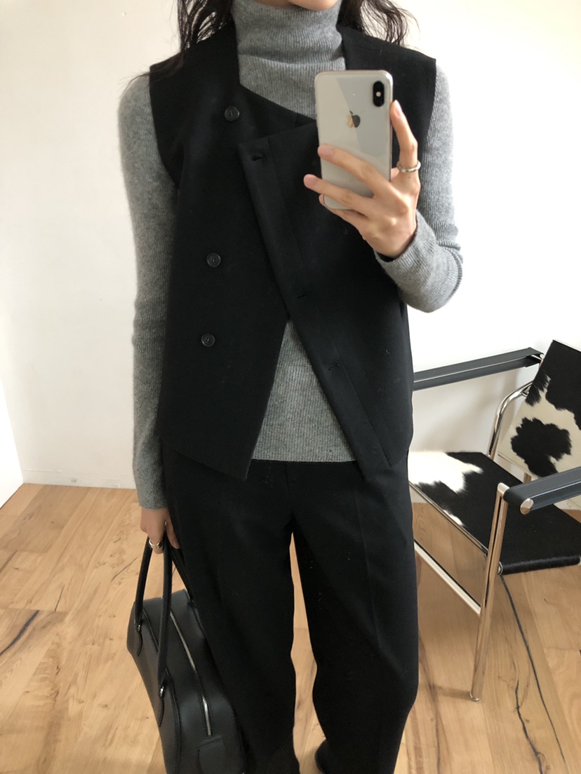 LE VASE東大門直郵女士新款推薦人氣真品時尚馬甲不含內搭LE VASE馬甲圖色2