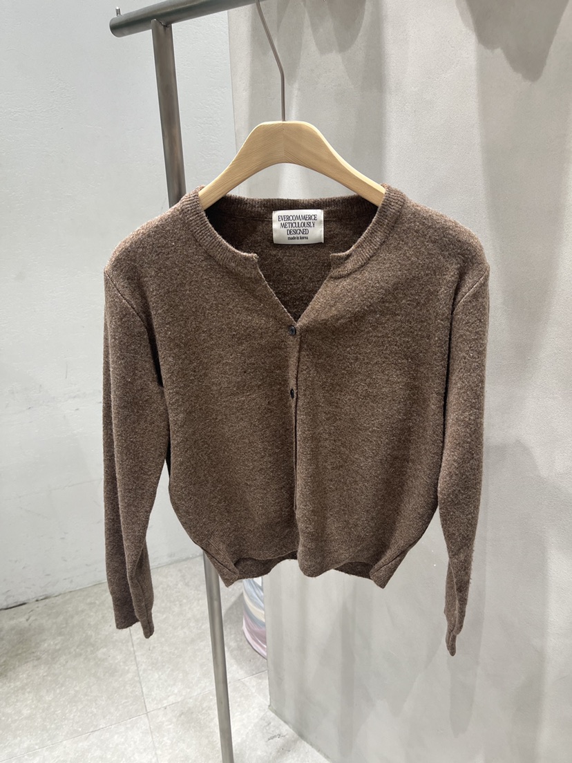 EVERCOMMERCE METICULOUSLY DESIGNED東大門直郵女士新品休閑針織衫開衫EVERCOMMERCE METICULOUSLY DESIGNED針織衫圖色1