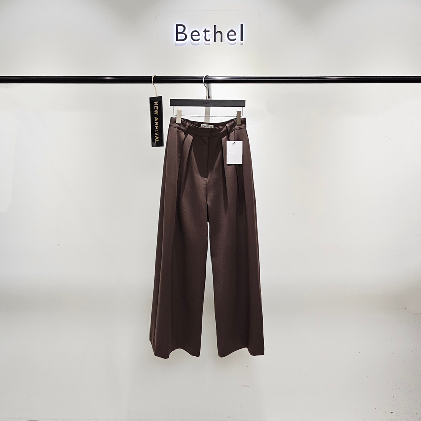 BETHEL東大門代購女裝新品推薦真品熱賣人氣休閑休閑褲褶裥Bethel休閑褲圖色1