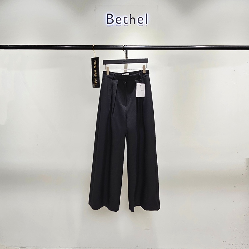 BETHEL東大門代購女裝新品推薦真品熱賣人氣休閑休閑褲褶裥Bethel休閑褲圖色2