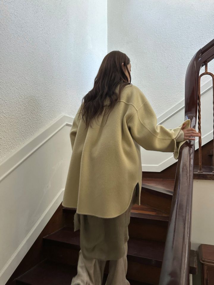 MARE東大門代購女裝新款時尚真品熱賣推薦人氣短款大衣手工MARE短款大衣
