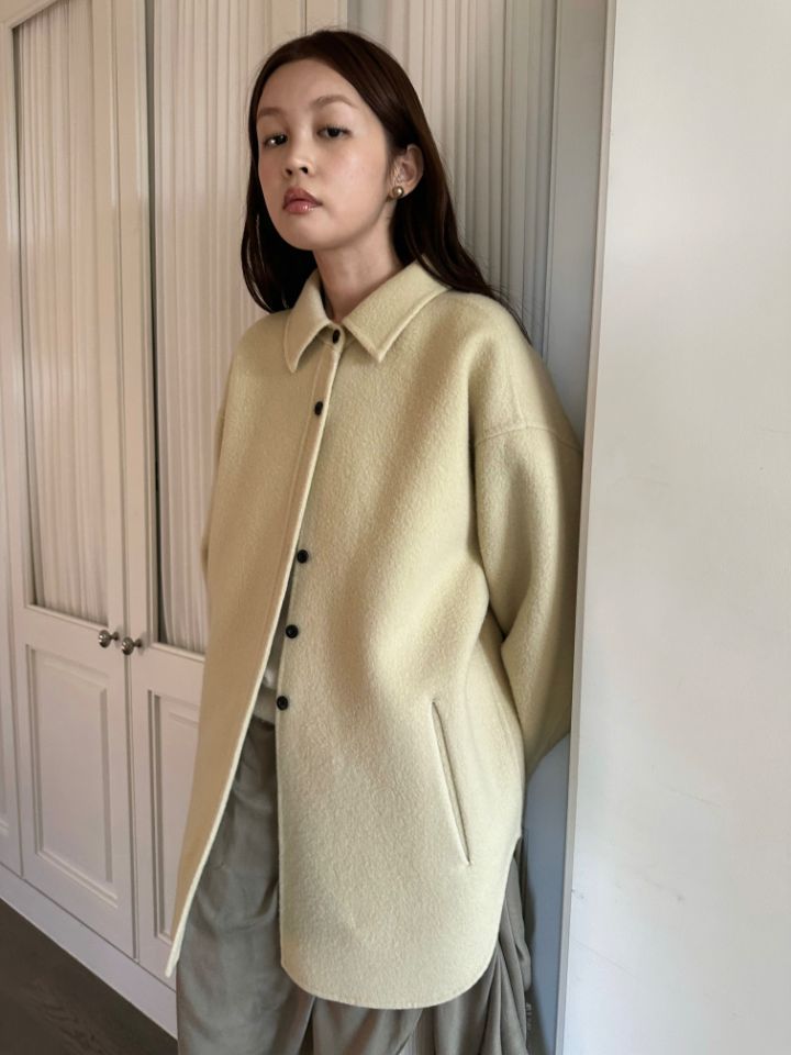 MARE東大門代購女裝新款時尚真品熱賣推薦人氣短款大衣手工MARE短款大衣