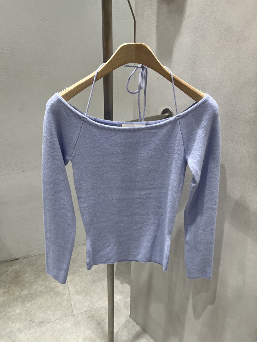 EVERCOMMERCE METICULOUSLY DESIGNED韓國代購女士新款推薦長袖T恤露肩EVERCOMMERCE METICULOUSLY DESIGNED長袖T恤圖色8