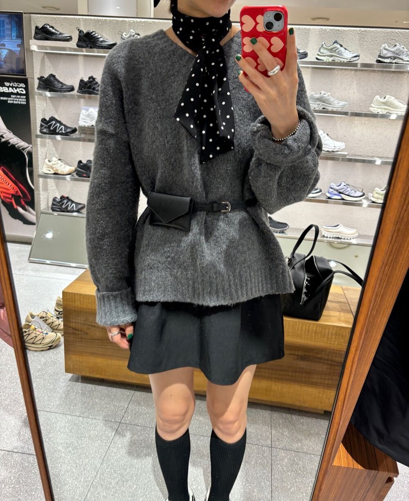 LETAILOR韓國直郵女士新款熱賣時尚休閑圍巾披肩圍巾圓點LETAILOR圍巾/披肩