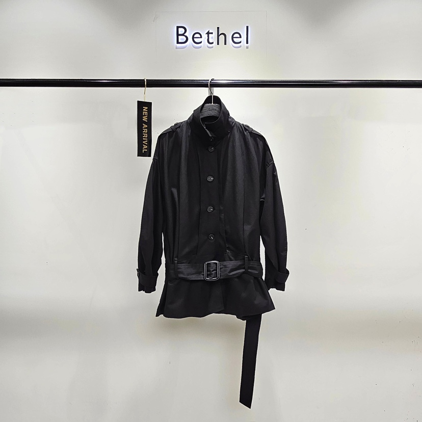 BETHEL東大門代購女士新款休閑真品人氣時尚熱賣夾克含腰帶Bethel夾克圖色2
