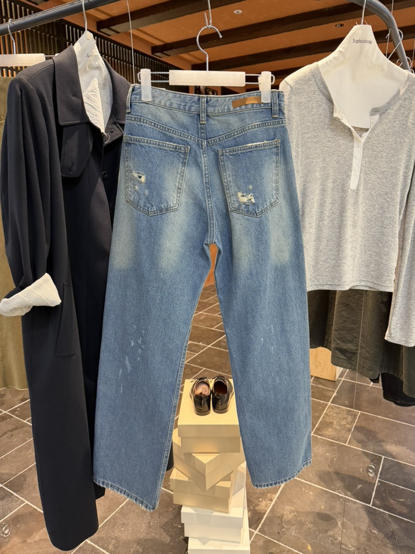 SOPHISTICATE東大門代購女裝新品人氣推薦時尚熱賣牛仔褲SOPHISTICATE牛仔褲