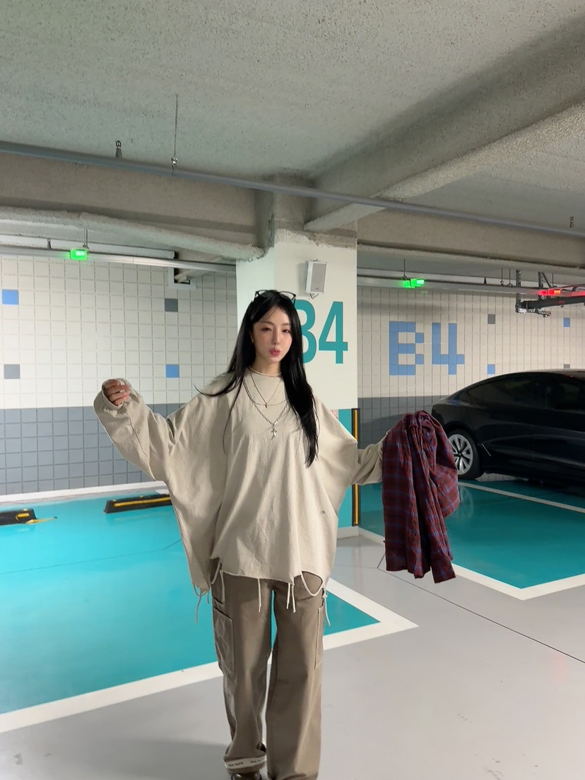 SEOUL PALETTE-Q東大門代購女裝新款休閑熱賣推薦長袖T恤SEOUL PALETTE-Q長袖T恤