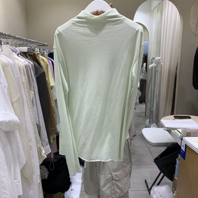 BROCCOLISALAD韓國直郵女士新品真品時尚休閑熱賣長袖T恤BROCCOLISALAD長袖T恤