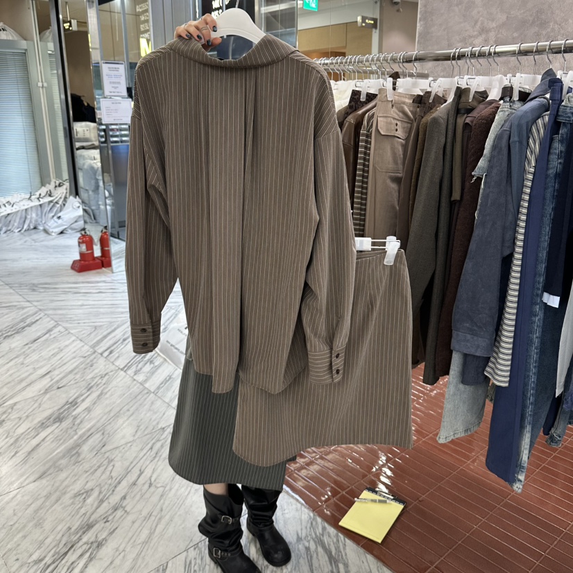 FOUNDATION東大門代購女裝新款休閑人氣時尚套裝不含腰包FOUNDATION套裝