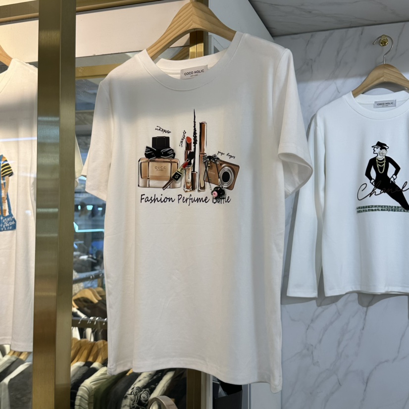 COCO HOLIC東大門實拍女裝新款推薦時尚休閑真品人氣T恤COCO HOLICT恤圖色1