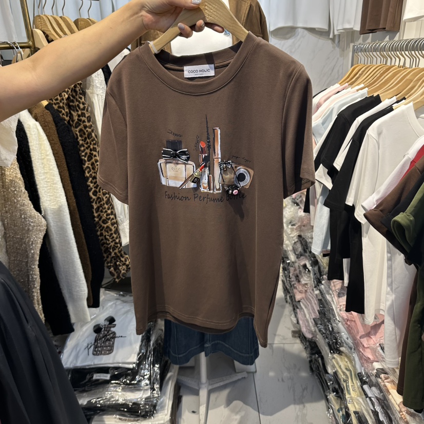 COCO HOLIC東大門實拍女裝新款推薦時尚休閑真品人氣T恤COCO HOLICT恤圖色2