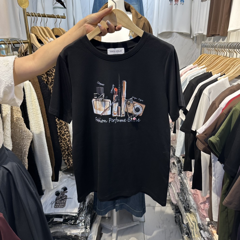 COCO HOLIC東大門實拍女裝新款推薦時尚休閑真品人氣T恤COCO HOLICT恤圖色4