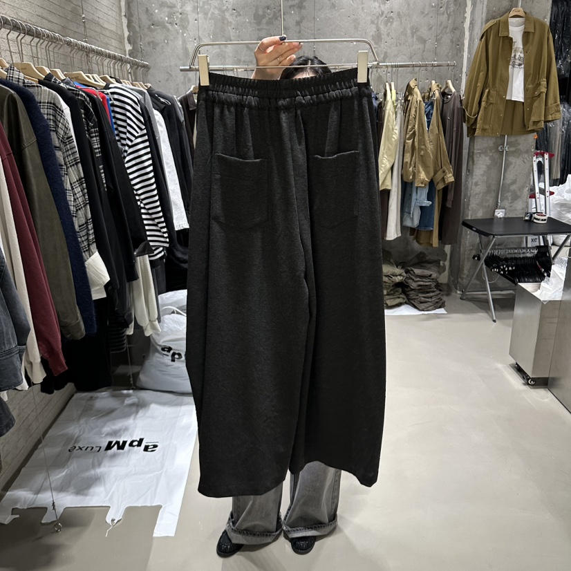 JUNI韓國代購女裝新品休閑熱賣時尚人氣真品推薦休閑褲my juni休閑褲