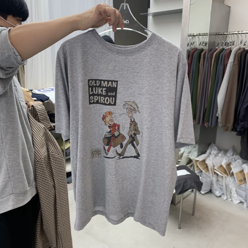LEESEED-A/SEED東大門代購女士新品人氣熱賣時尚推薦T恤SEeD-SOBOROT恤圖色2