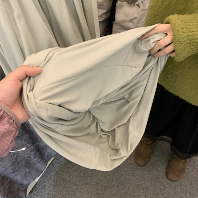 MAG東大門實拍女裝新款人氣真品熱賣時尚長裙不含腰帶褶裙SALONDEMAG長裙