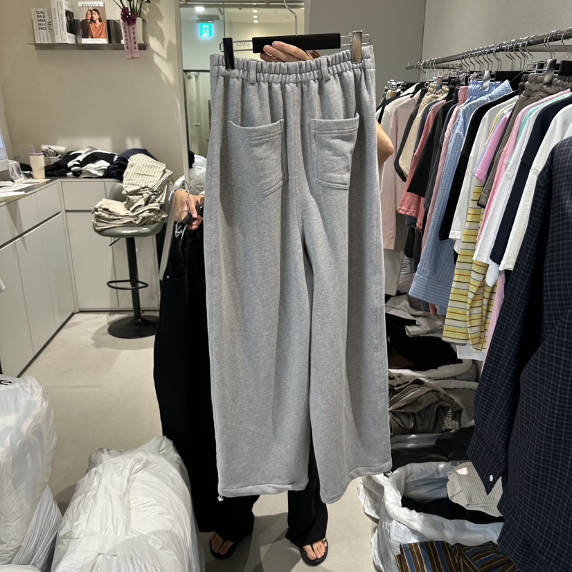LIVU/MEMO CLASSIC東大門代購女裝新品時尚休閑褲毛圈布LIVU/MEMO CLASSIC休閑褲