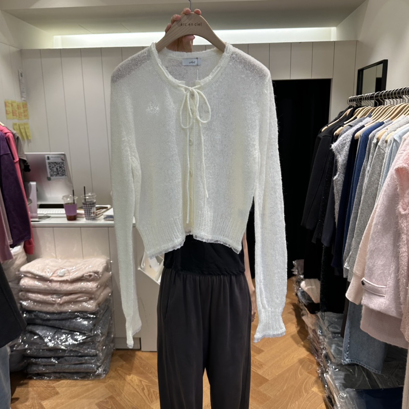 ARC東大門代購女裝新品時尚人氣熱賣推薦休閑真品開衫arc en ciel開衫圖色2