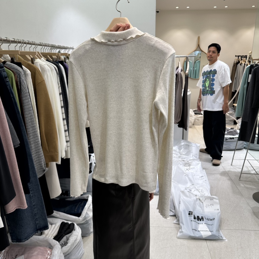 GRACIA東大門代購女士新品熱賣真品針織衫安哥拉高領紐扣GRACIA針織衫