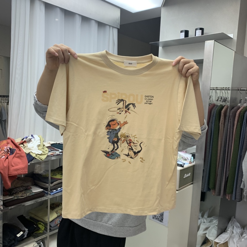 LEESEED-A/SEED東大門代購女裝新品時尚推薦熱賣人氣T恤SEeD-SOBOROT恤圖色1