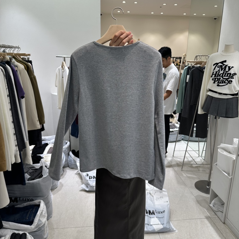 GRACIA東大門直郵女士新品真品熱賣推薦休閑人氣時尚長袖T恤GRACIA長袖T恤