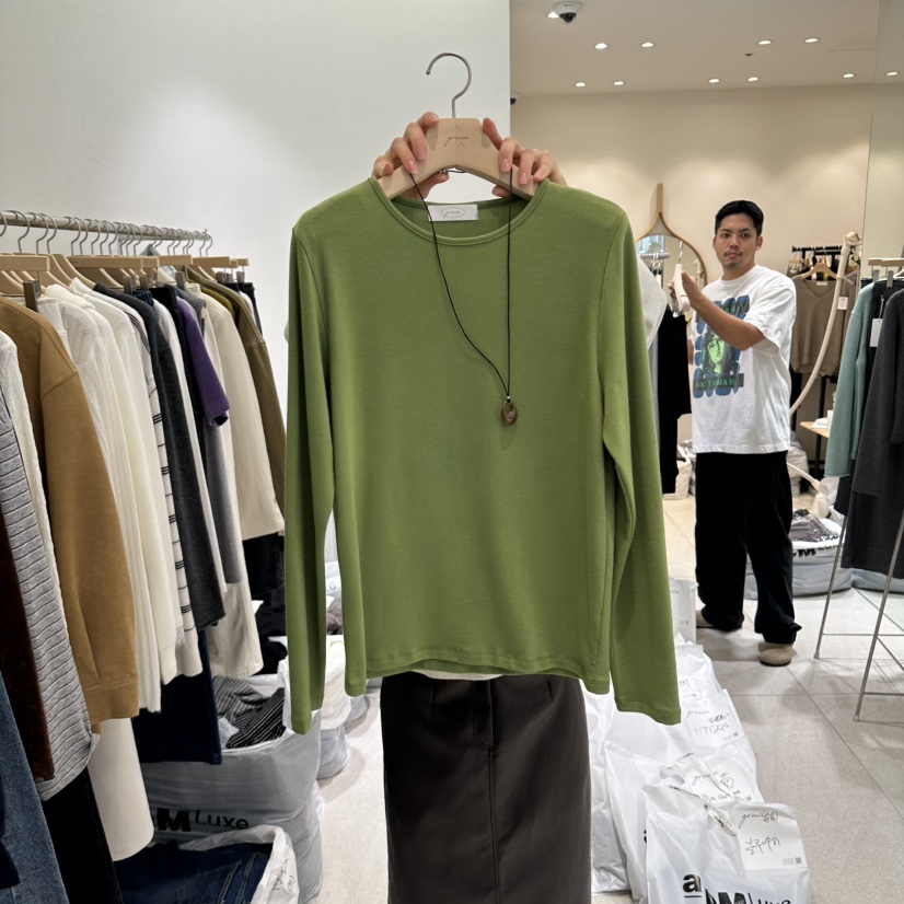 GRACIA東大門直郵女士新品真品熱賣推薦休閑人氣時尚長袖T恤GRACIA長袖T恤圖色2