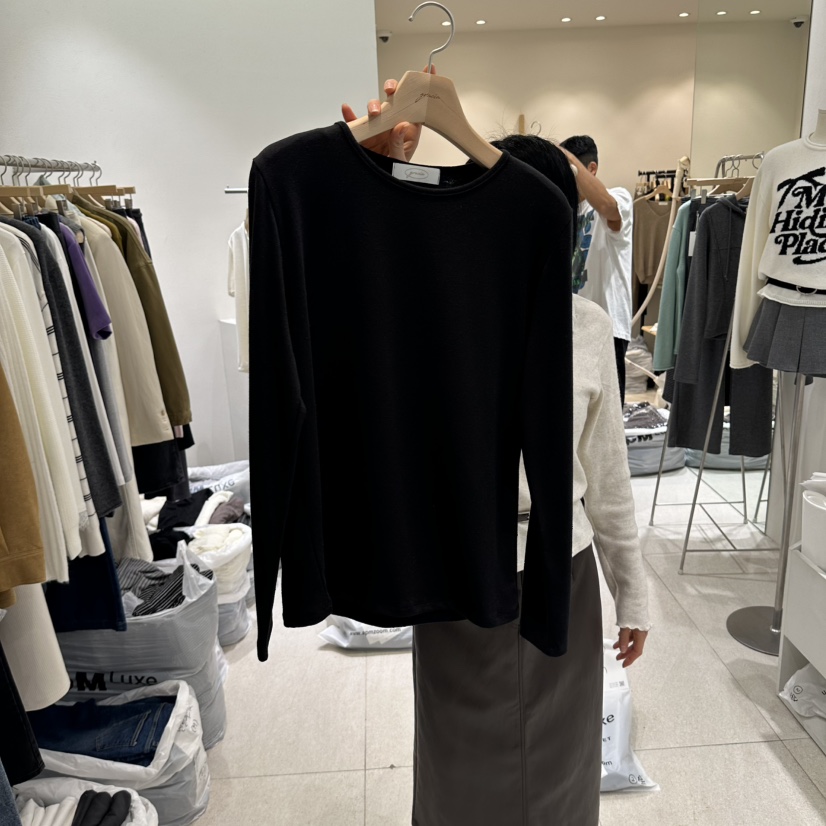 GRACIA東大門直郵女士新品真品熱賣推薦休閑人氣時尚長袖T恤GRACIA長袖T恤圖色4