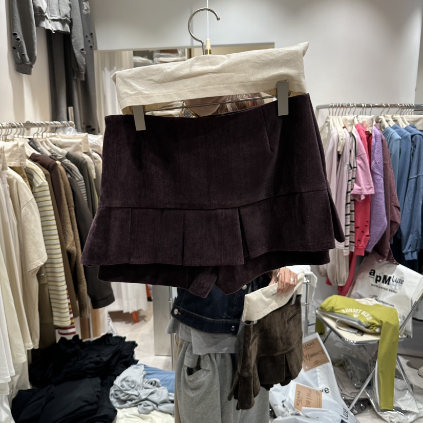 MIENNE東大門實拍女裝新品熱賣休閑推薦人氣時尚裙褲褶皺MIENNE裙褲