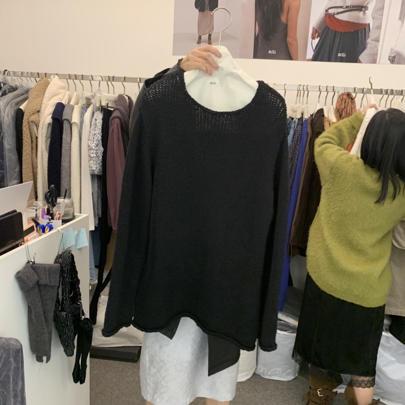 MAG東大門直郵女裝新品推薦休閑人氣熱賣時尚真品針織衫手工SALONDEMAG針織衫圖色3