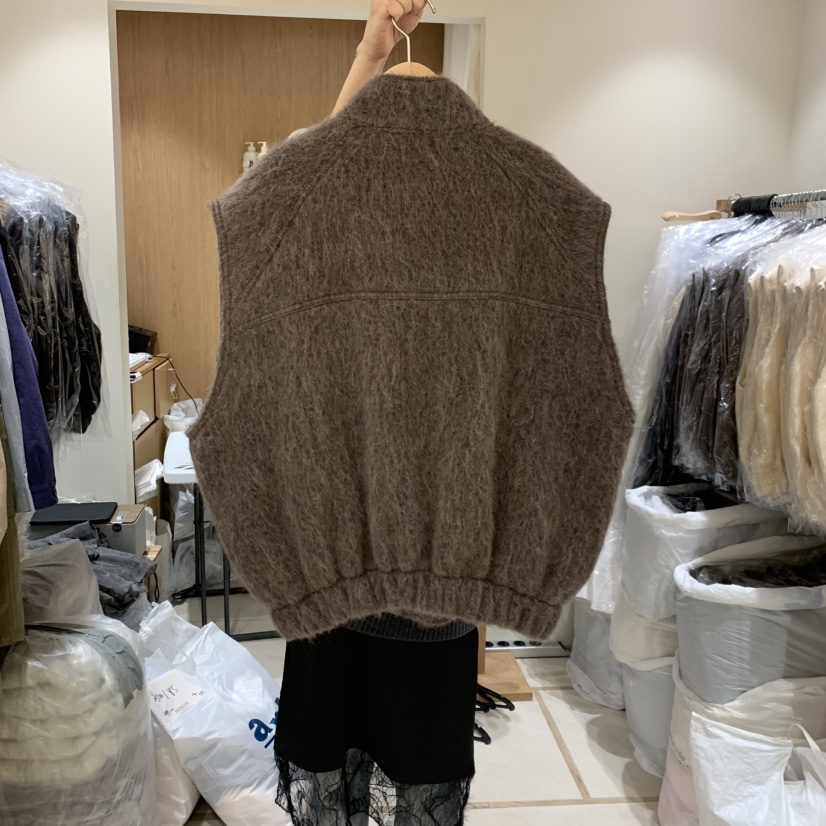 HOWFF韓國代購女裝新款時尚真品推薦人氣休閑熱賣馬甲羊駝HOWFF馬甲