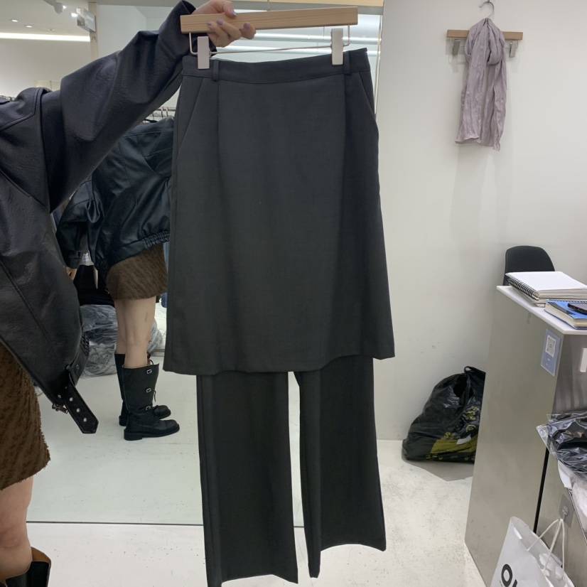 FLAUNT東大門實拍女裝新品熱賣人氣真品推薦時尚休閑裙褲FLAUNT裙褲圖色1墨