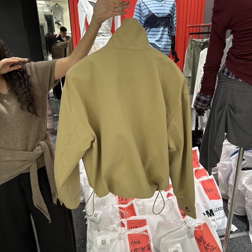 RARE CLOSET韓國直郵女裝新品推薦真品熱賣夾克高領經典RARE CLOSET夾克